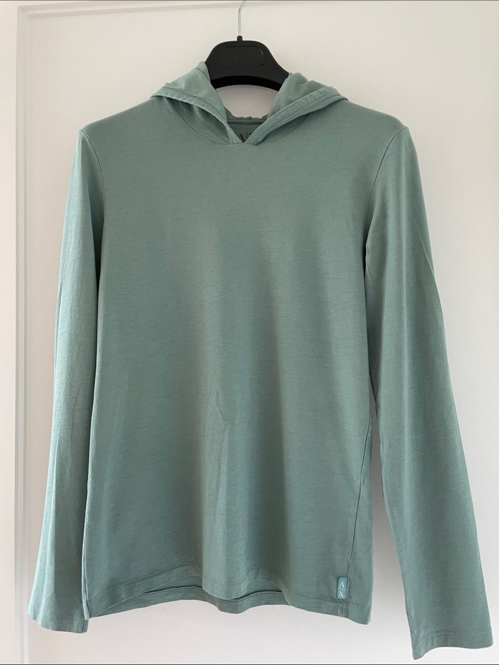 Armani Exchange Sage Green Pullover Hoodie